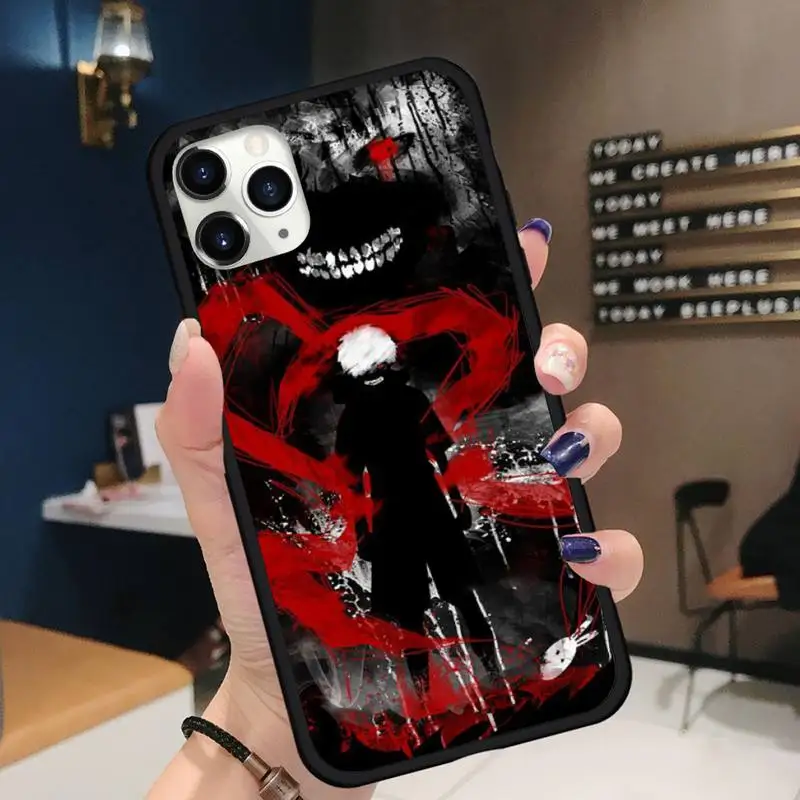 

Tokyo Ghouls Ghoul Anime Phone Case for iPhone 11 12 pro XS MAX 8 7 6 6S Plus X 5S SE 2020 XR