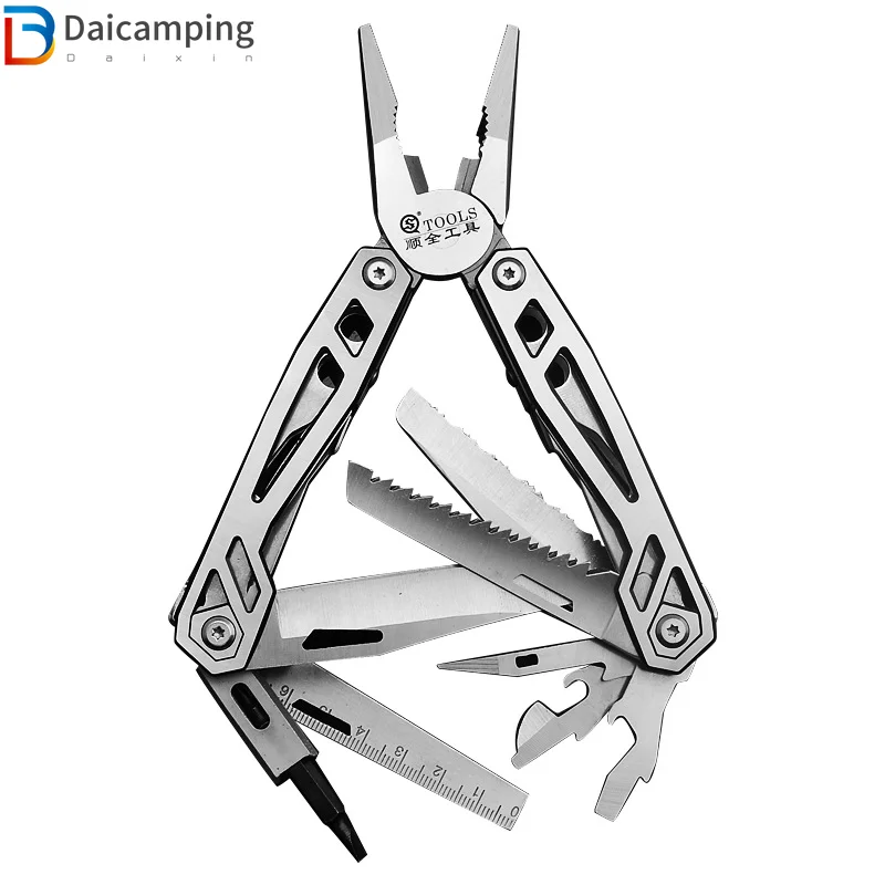 Многофункциональный комбинированный инструмент плоскогубцы складной нож