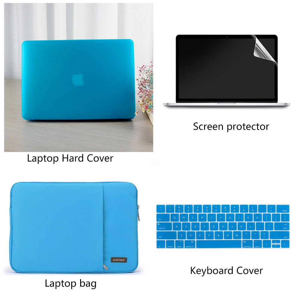 Новый жесткий чехол для ноутбука + сумка протектор экрана клавиатуры Apple Macbook Air 11 6