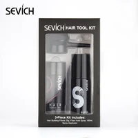 sevich 3pcsset 25g hair fiber spray applicator nozzle100ml hair strong holding spray wig hair building fibers for man women