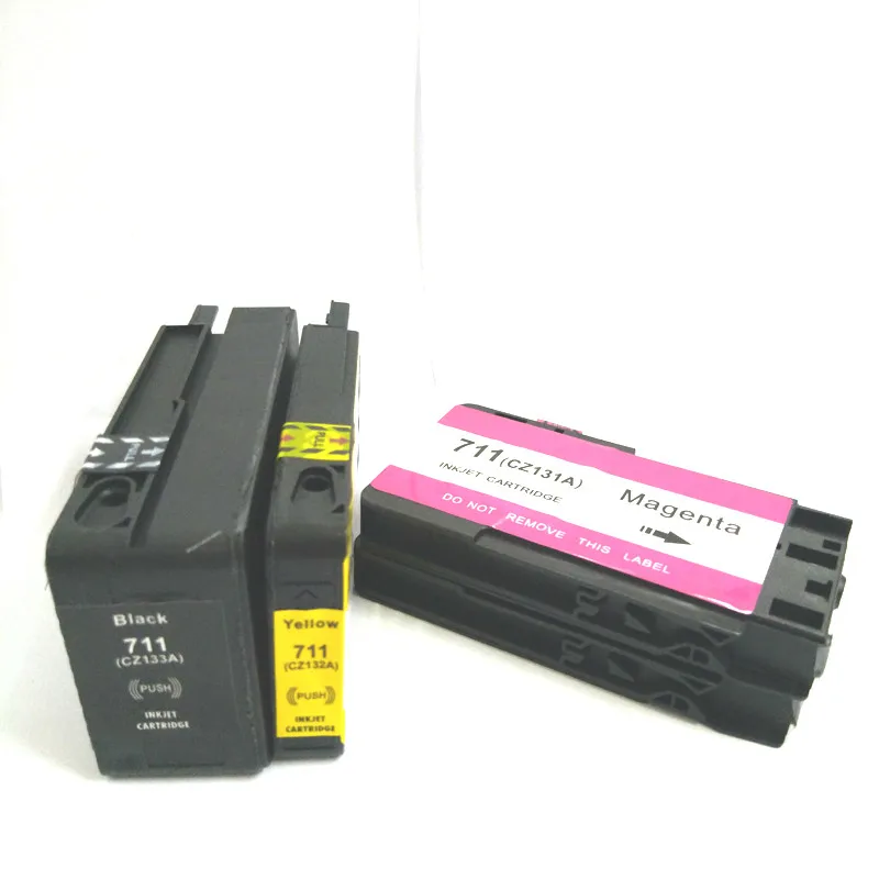 Einkshop совместим с принтерами HP 711 XL CZ133A CZ130A CZ131A CZ132A чернильные картриджи для DesignJet T