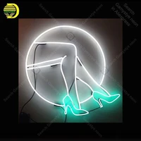 neon signs for beautiful girl foot shoe neon bulbs sign neon light sign store display glass tube handcraft lamps dropshipping