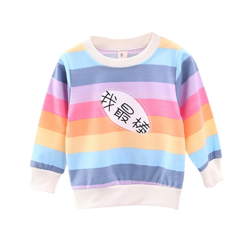 Г. Новая Осенняя детская футболка с длинным рукавом, Свитшот Милая повседневная одежда с принты животных из мультфильмов для маленьких мальчиков и девочек