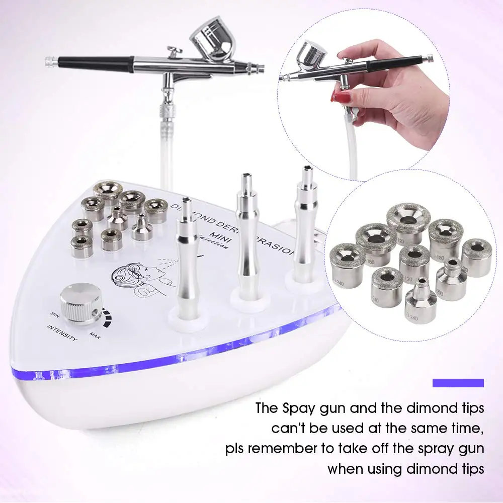 Алмазная микродермабразия машины большой всасывания пилинг для лица Уход за