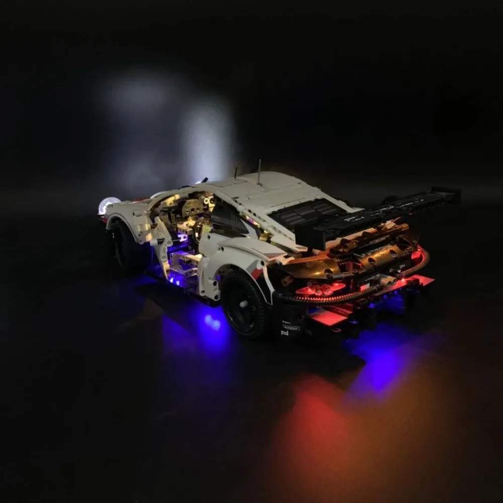 Пульт дистанционного управления 9II rRSR DIY светодиодный светильник набор для совместимых IEGOset 42096 20097 technic MOC гоночный автомобиль строительные блоки игрушки подарки