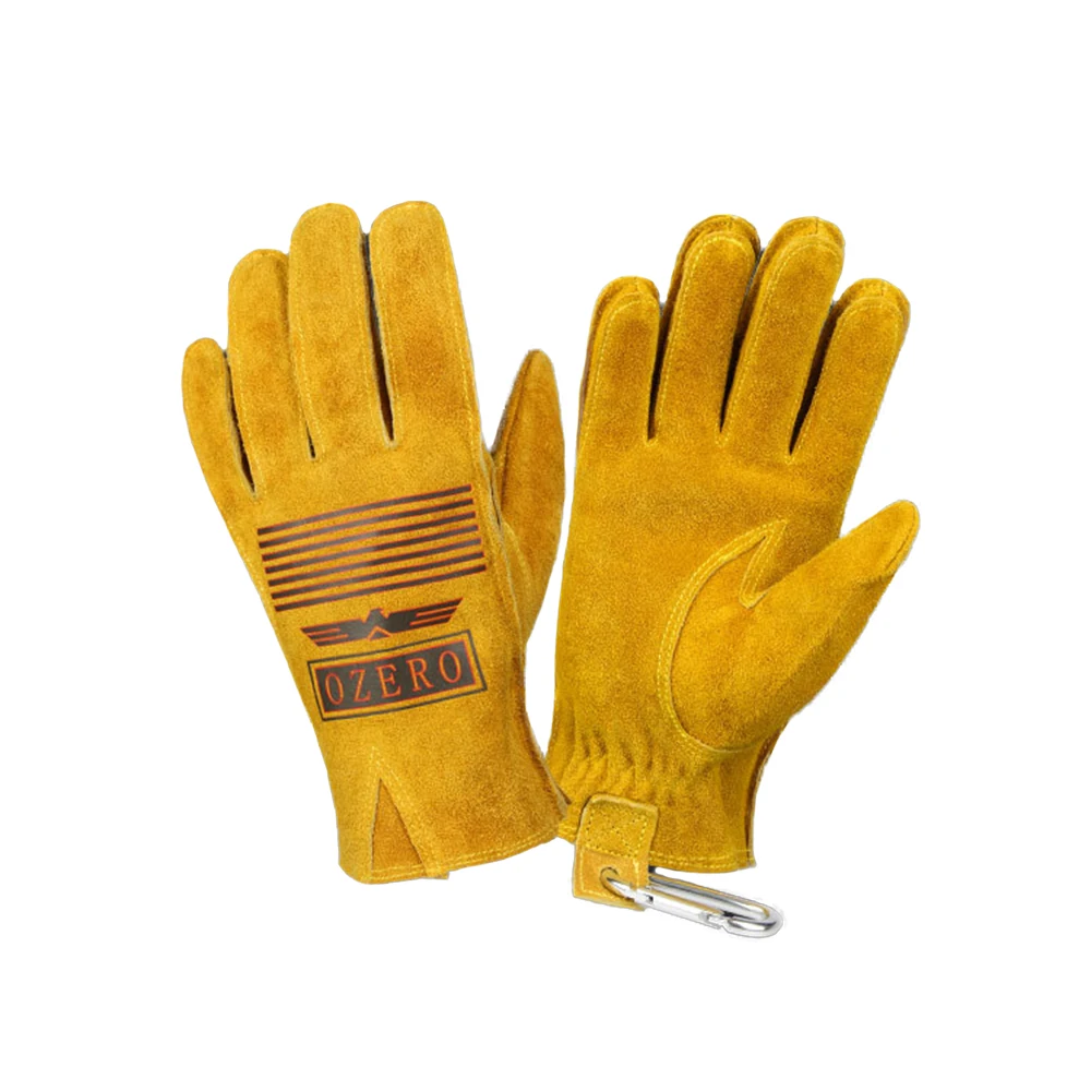 

Multifunction Outdoor Sports Motorcycle Gloves Leather Genuine Cowhide Mechanical Biker Racing Riding Leather Gloves S2113