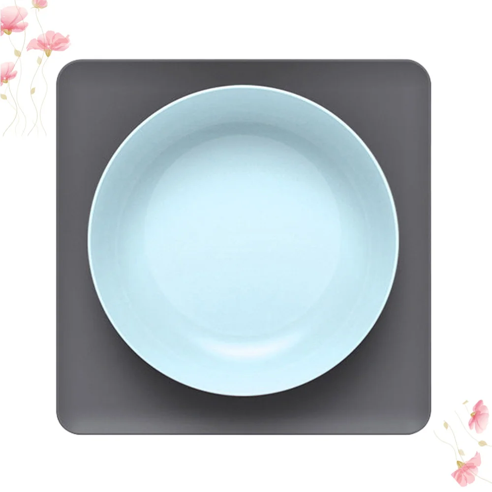 Pet Feeding Bowl Non-slip Placemat Sucker Dog Feeder Creative Food Water Slicone (Pink) | Дом и сад