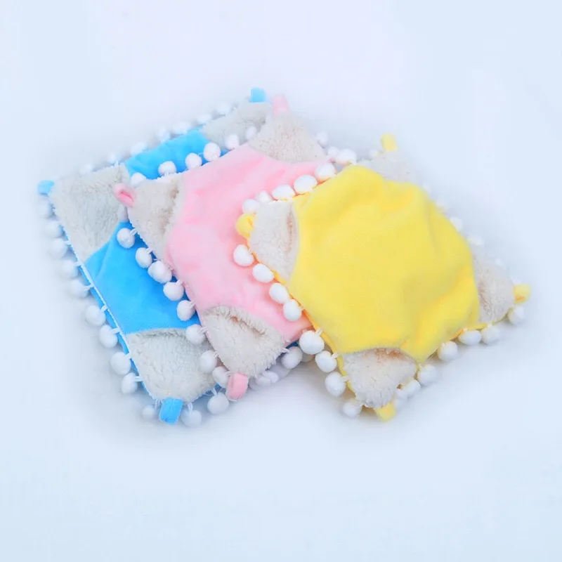 Cat Hamster hammock Warm Flannel Chinchilla Hammock Guinea Rabbit Kitten Hanging Bed Cage Accessories Pet Swing | Дом и сад