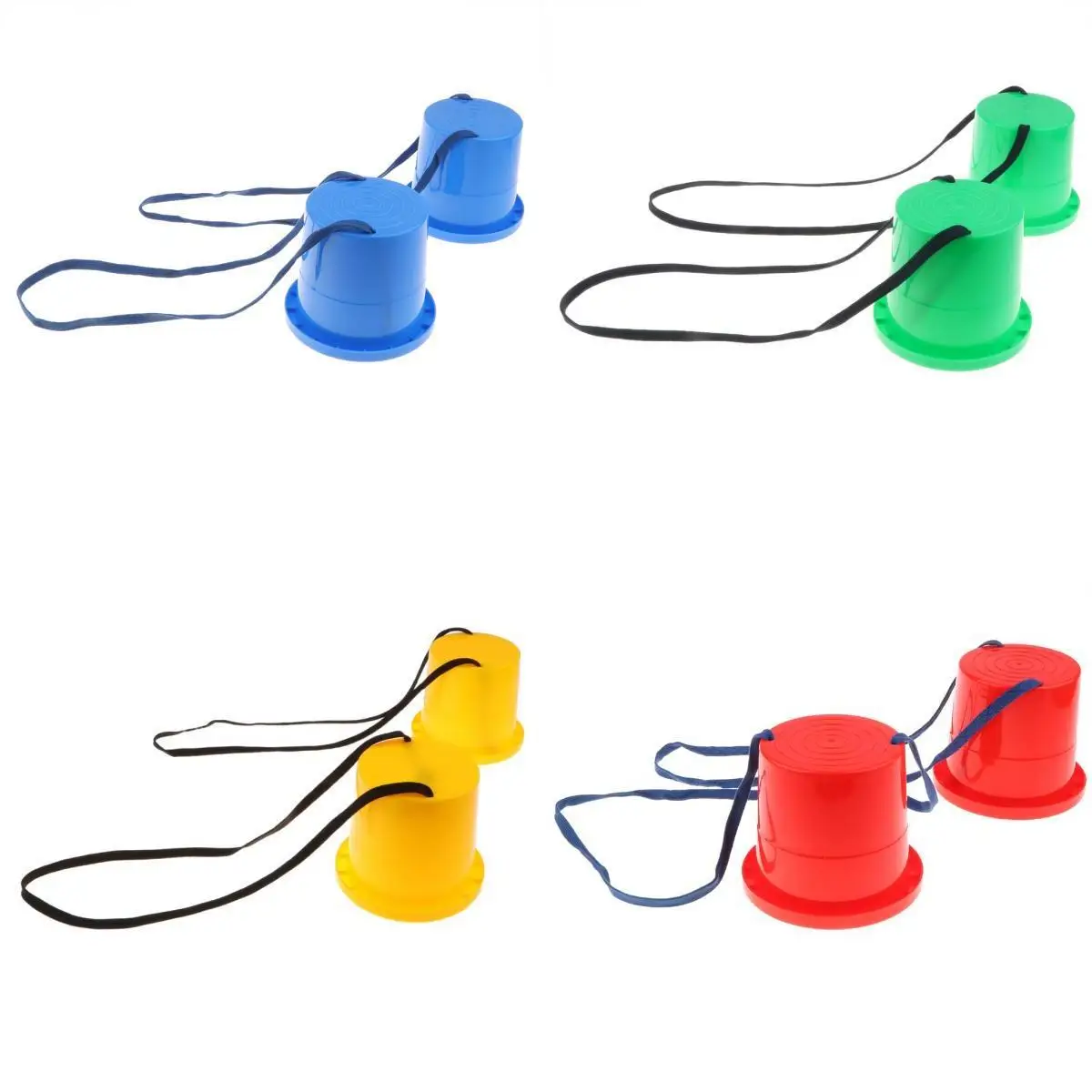 

Plastic Kindergarten Balance Training Walk Stilts Outdoor Game Fun Child Gifts
