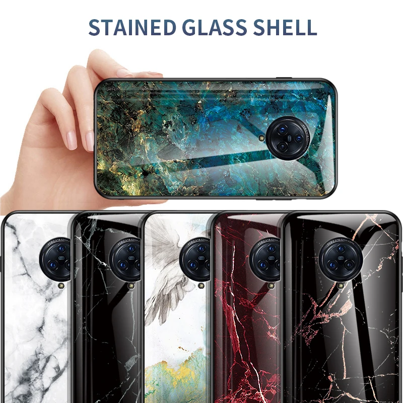 Auroras для VIVO Nex 3 чехол из закаленного стекла мягкая силиконовая рамка с мраморным