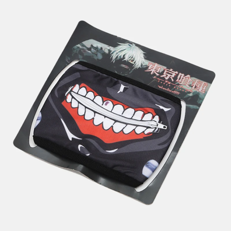 1 шт. хлопковая Пылезащитная маска на лицо с застежкой-молнией аниме Kpop модная