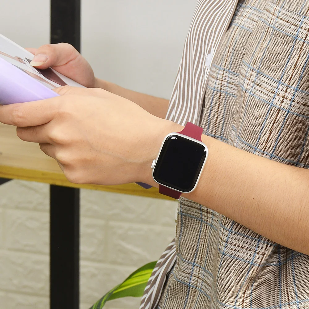 Силиконовый ремешок для наручных часов Apple Watch 38 мм, 42 мм, iwatch, версия 4 полосным 44 мм/40 мм спортивный браслет резиновый ремешок для наручных часов iwatch, версия 5 4 3 2 1