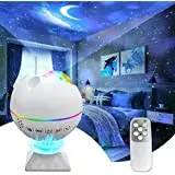 

Star Projector Light, Bluetooth Speaker Voice Control Christmas Projector Ligh 3-in-1 Sky Twilight Star Ocean Wave Projection LE