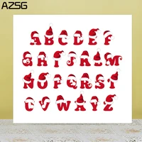 azsg fantasy christmas word hat clear stamps for diy scrapbookingcard makingalbum decorative silicone stamp crafts