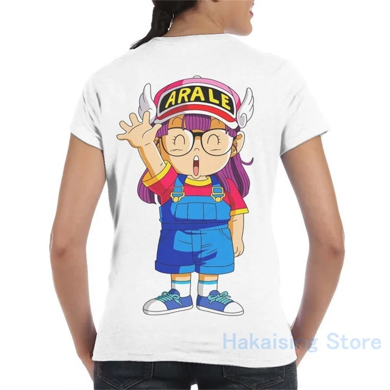 Arale Norimaki Дизайнерская мужская футболка для женщин с принтом модная девочек топы