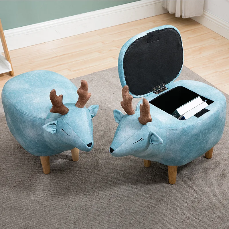 

Милый домашний стул с низкой ножкой, деревянная скамейка с мультяшными животными, детское кресло, стол для гостиной, диван, кожаная скамейка...