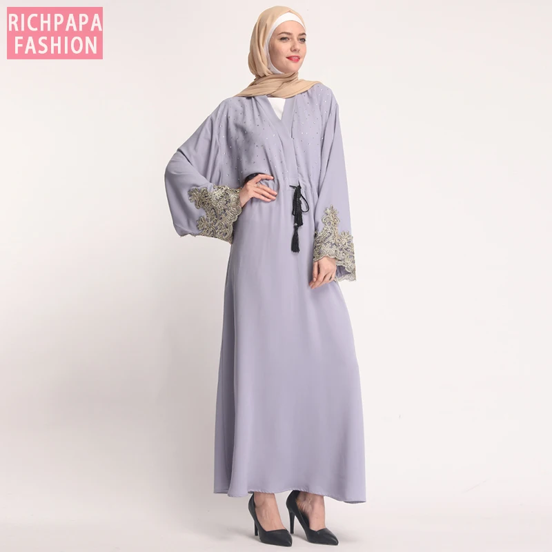 Бангладеш кафтан абайя Турция Катара Оман хиджаб мусульманское платье Абая для