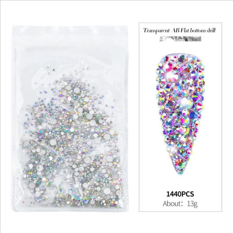 1440 шт./упаковка стразы для дизайна ногтей | Красота и здоровье