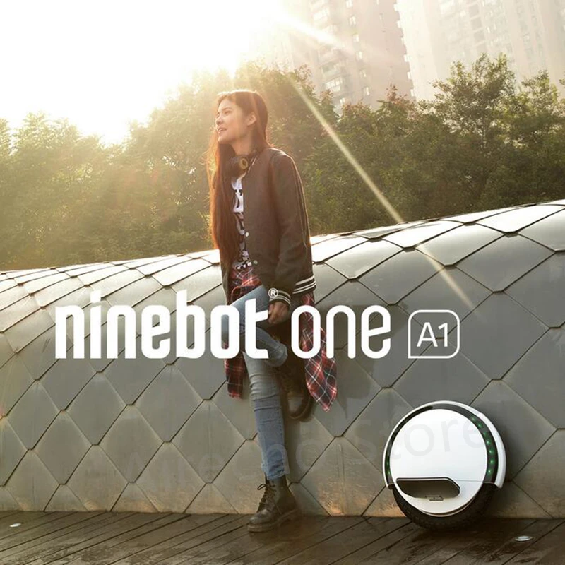 Ninebot один A1 Одноколесный умный электрический самобалансирующийся скутер Ховерборд скейтборд Одноколесный велосипед UL Поддержка двойной комплект аккумуляторов