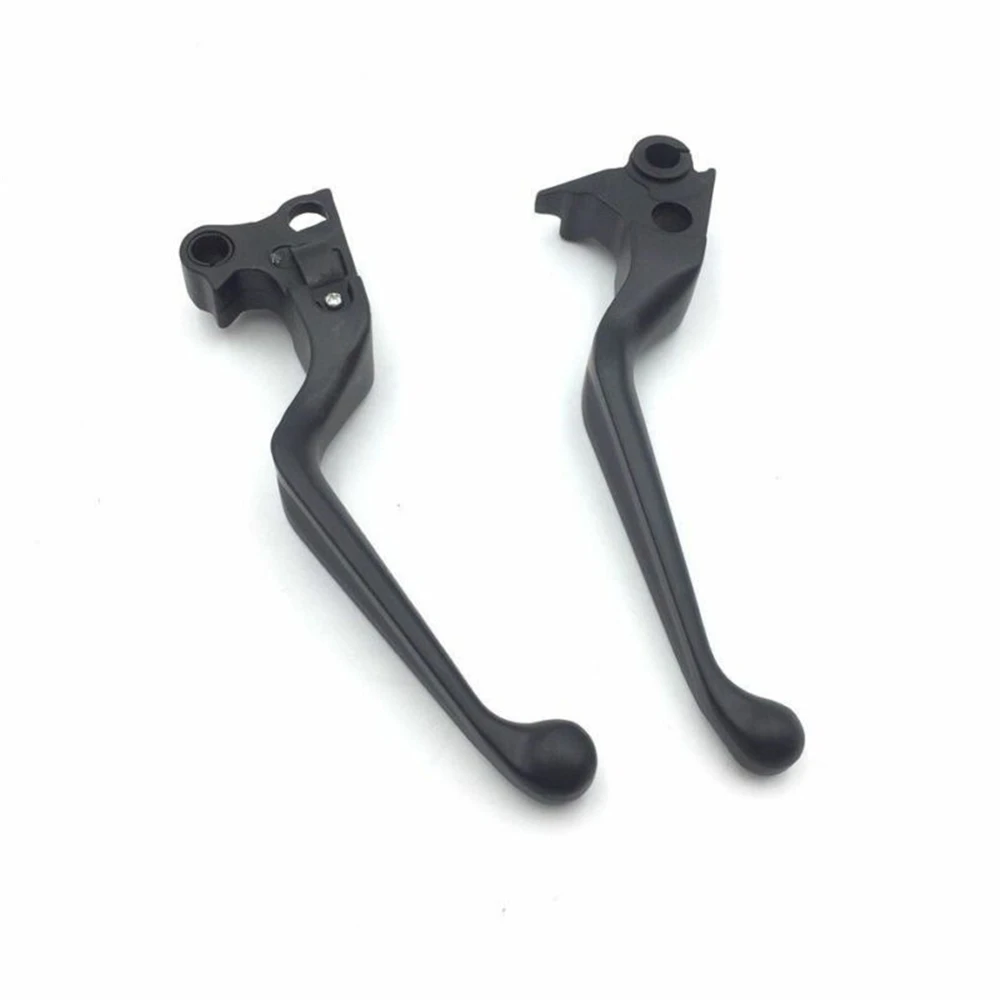 Black Aluminum Motorcycle Brake Clutch Lever Hand Levers for Harley Touring Dyna Softail 1996-2007 XL 1996-2003 images - 6