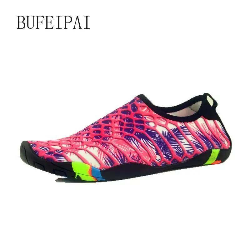 BUFEIPAI Mens Womens Water Sport Shoes Quick Dry Aqua Socks Barefoot Outdoor Beach Swim Surf Pool Yoga Shoes