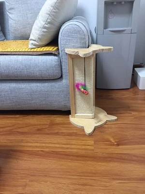 Кошечное крепление Когтеточка мебель диван угловой скребок для доски котенок защита для углов стен сизаль коврик-Когтеточка с кошачьими игрушками