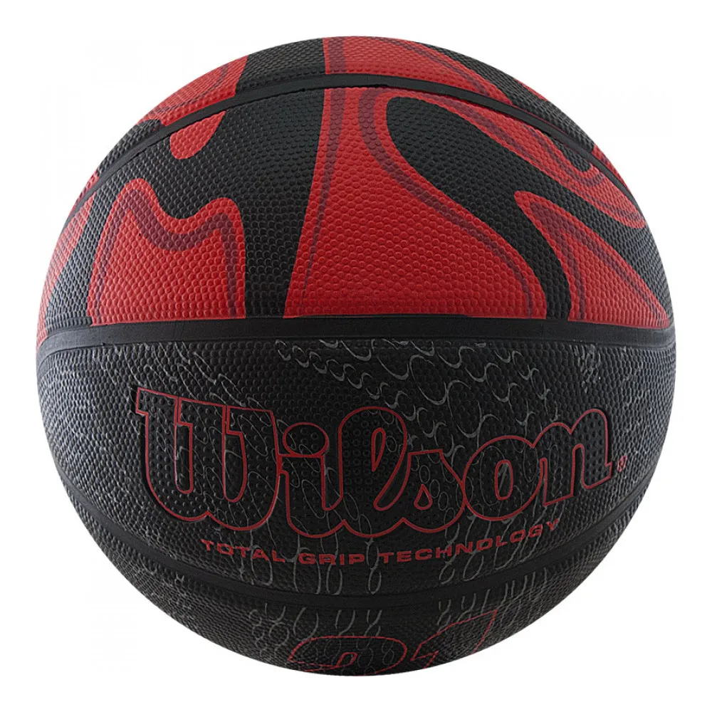 Мяч баскетбольный Wilson 21 Series р.7 красно-черно-серебрянный | Спорт и развлечения