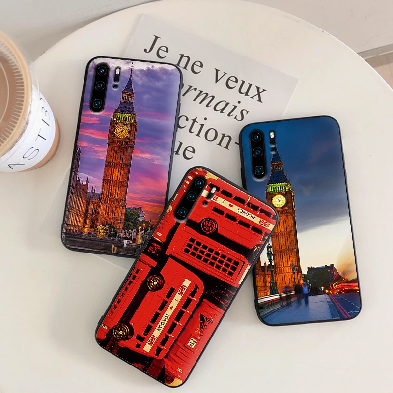 Чехлы для huawei P10 P20 2019 P8 P9 Mini P30 LITE P Smart Z 2018 Pro флаг Великобритания Лондон чехол телефона подарок|Чехлы-накладки|