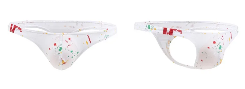 5PCS Low Waist Sexy Male Thong Underwear Men Underwear Shorts Mens Briefs Short Breathable Underpants Pouch Briefs Panties