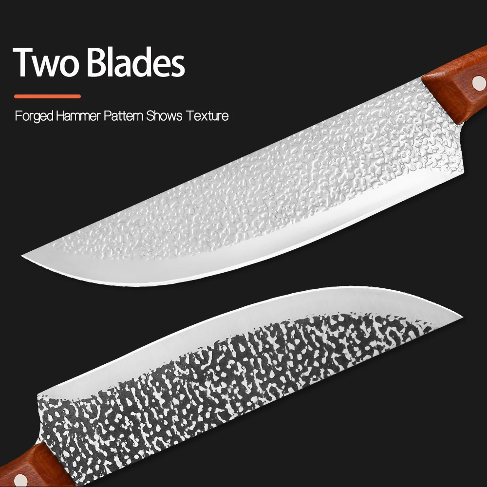 Штамповочные ножи SOWOLL ручной работы кованые нож шеф-повара Клипсы из нержавеющей