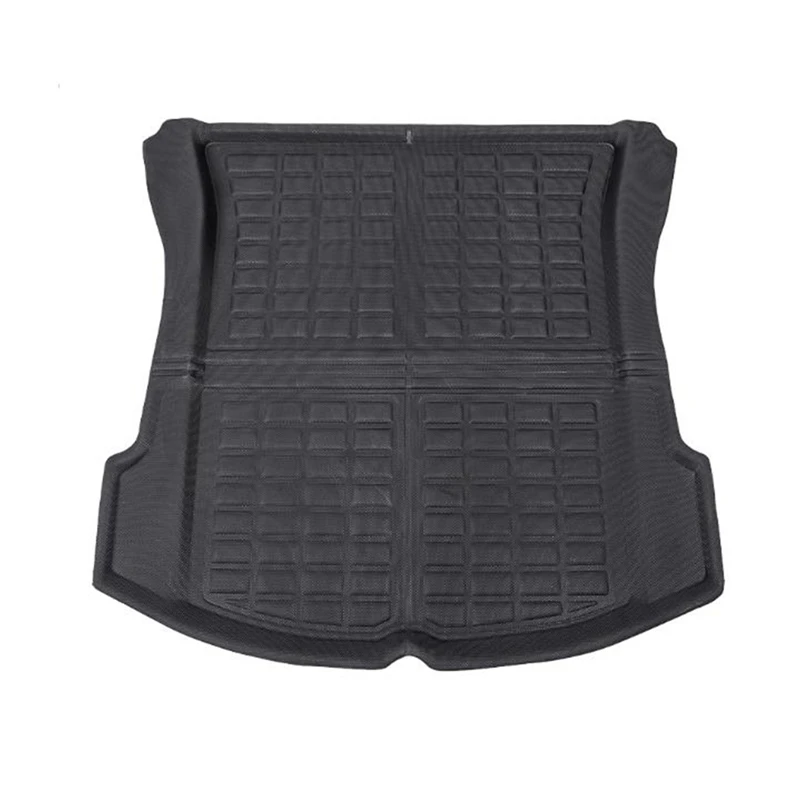 

For Tesla Model 3 2017-2021 Rear Trunk Mat TPE Pad All Weather Heavy Duty Trunk Cargo Tray Floor Mat