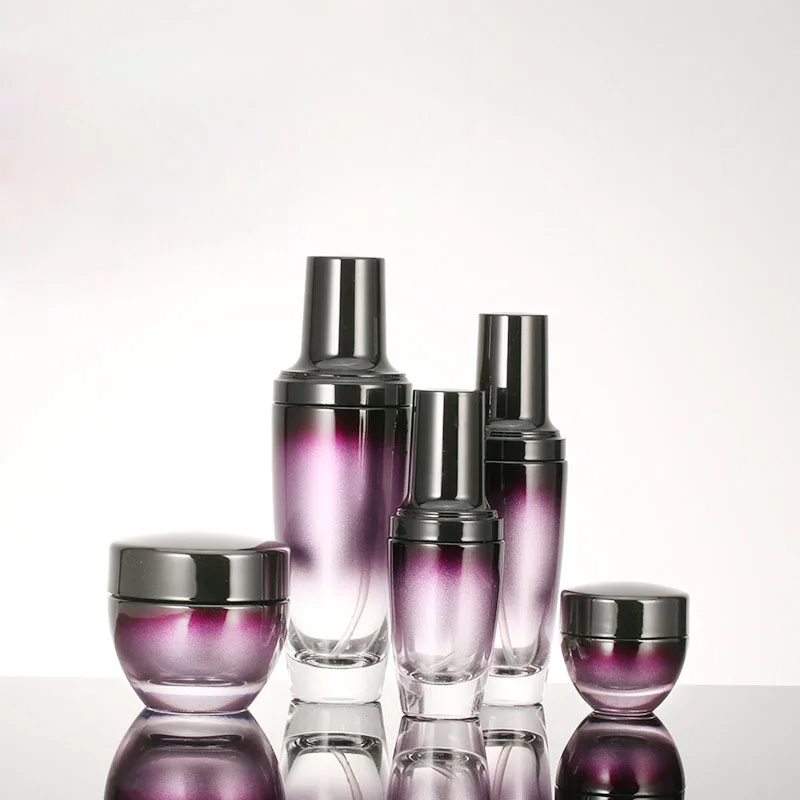 5 шт. многоразовые стеклянные бутылочки для крема лосьона косметический