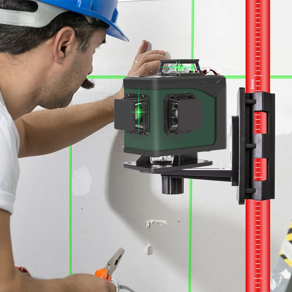 Laser Telescoping Pole Extend Level Bracket With 1/4&quotand 5/8&quot Adapter Mount Ceiling Leveling Rod For level 4M/2.8M | Инструменты