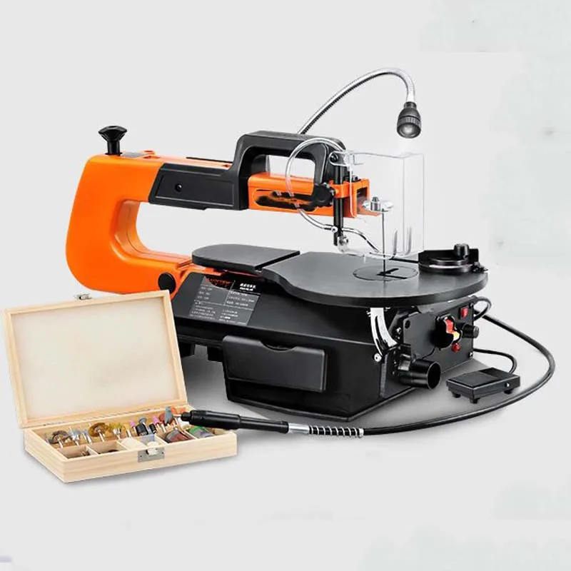 16 Inch Multi-Function Electric Saw Table Pull Cutting Machine 220V/120W Adjustable Speed Engraving Jig | Инструменты