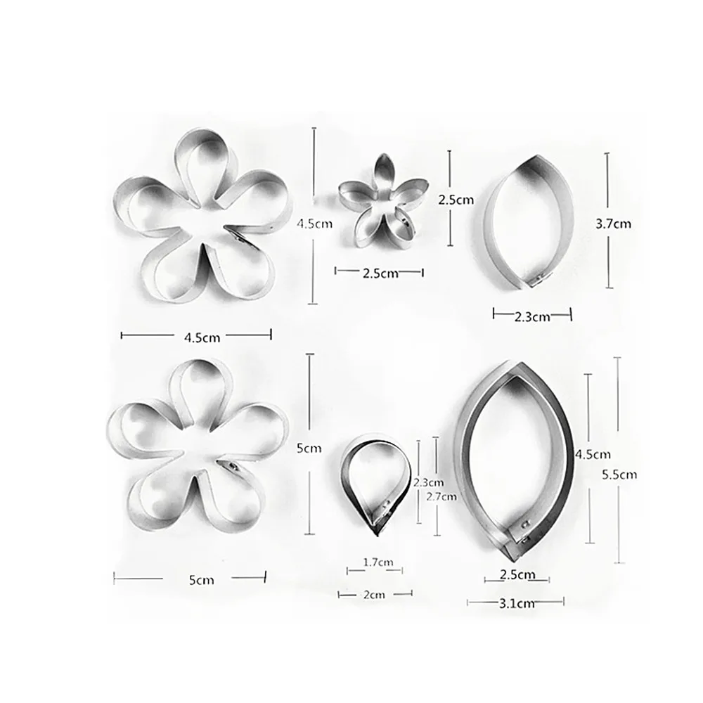 Абрикосового цвета помадки сахарные ножи для цветов украшения выпечки тортов