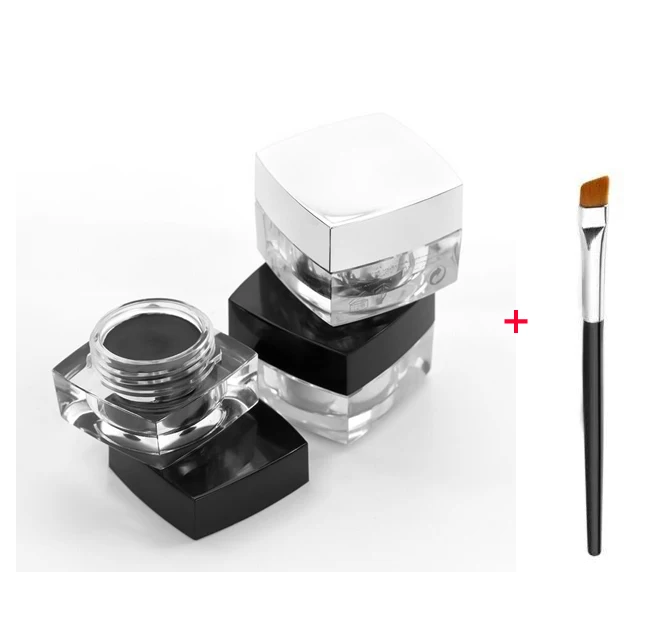 Eyeliner Gel Магнитная подводка для глаз и 3D Магнитные ресницы набор для макияжа водостойкая жидкая подводка для глаз с многоразовыми накладными ресницами Профессиональная Косметика - Цвет: Eyeliner Gel