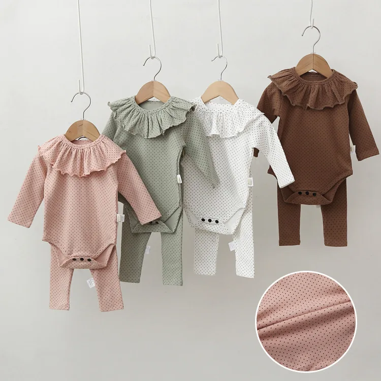 

winter Children's wave point bag bottoming climbing clothes men and women baby air-conditioned room long-sleeved romper suit