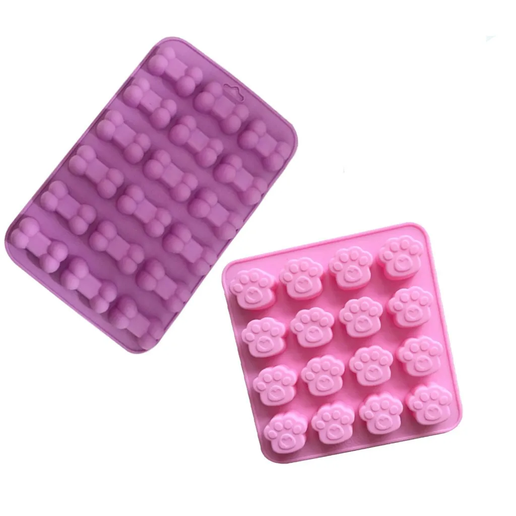 2 шт. силиконовые формочки для льда в виде щенка собаки | Дом и сад