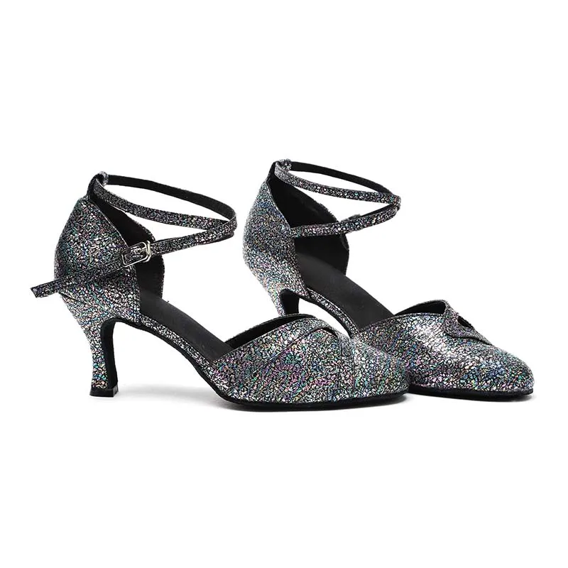 

Hipposeus New Latin Dance Shoes Girls Ballroom Salsa Tango Dancing Shoes Femal Sandal Soft Sole Modern Dance Shoes Professional