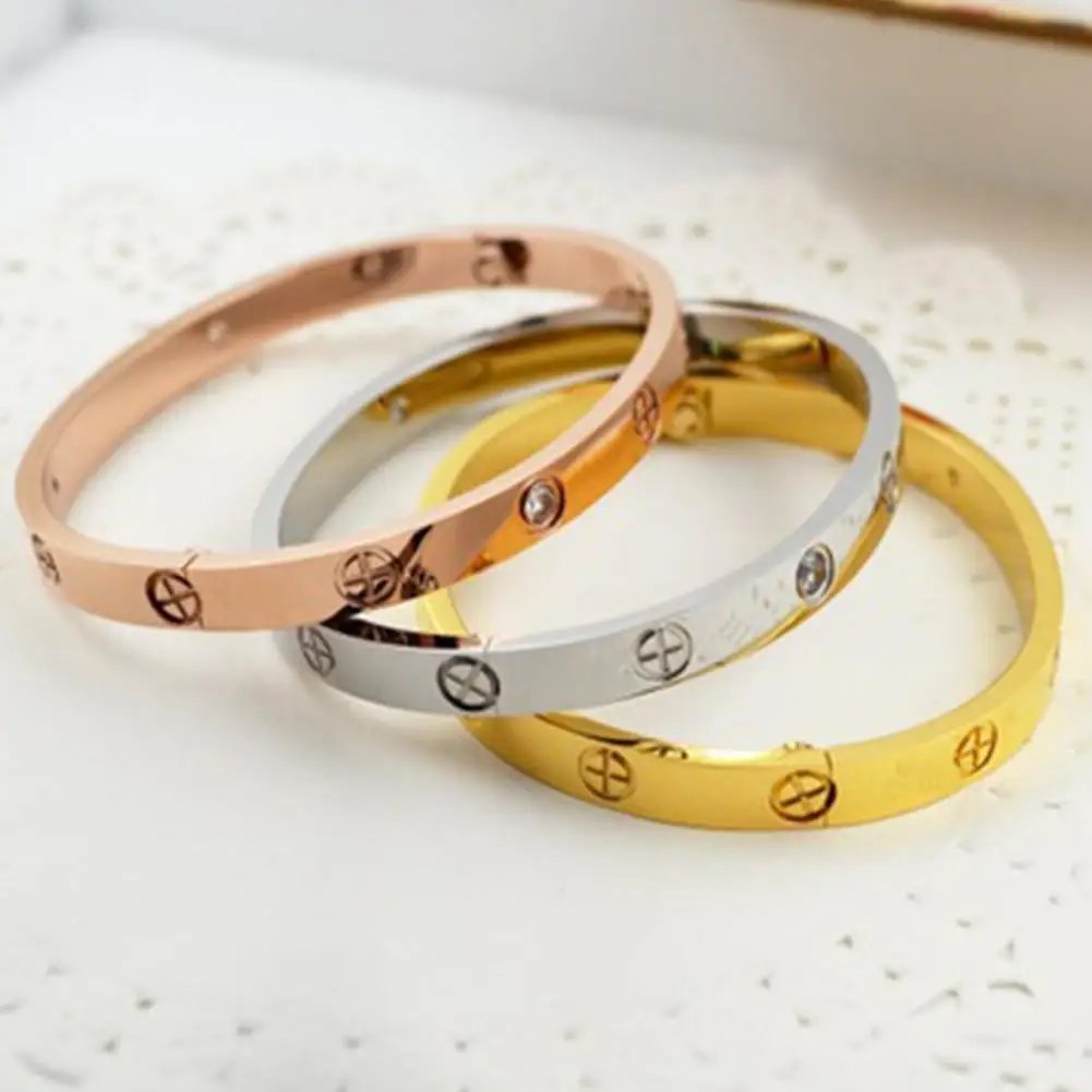 Браслет из титановой стали с узором в виде креста|Браслеты| |