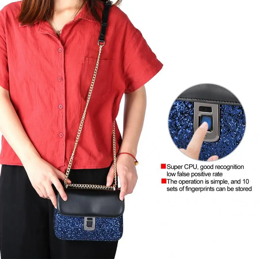 Смартфон Fipilock кожаный с защитой от кражи и блестками | Безопасность защита