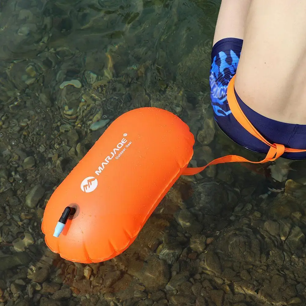

1pcs Safety Swimming Buoy Safety Float Air Dry Bag Inflatable Float Bag Lifesaving Buoy Swimming For Water Sport Drop Shipp E5z6