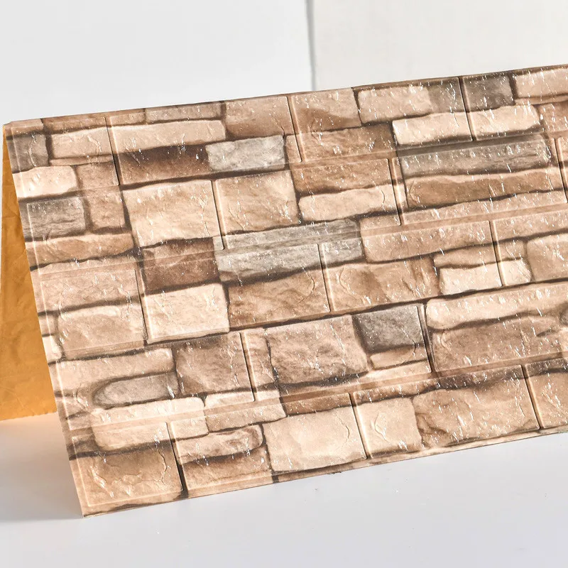 

Wallpapers 3D Retro Simulated Brick Wall Decor Home Improvement Living room Bedroom Restaurant Wall Coving Wall Stickers