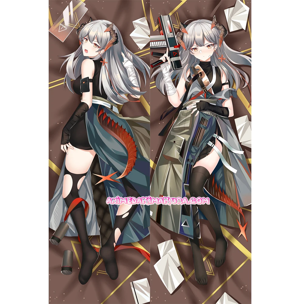 

Arknights Saria Anime Girl Dakimakura Hugging Body Pillow Case Cover
