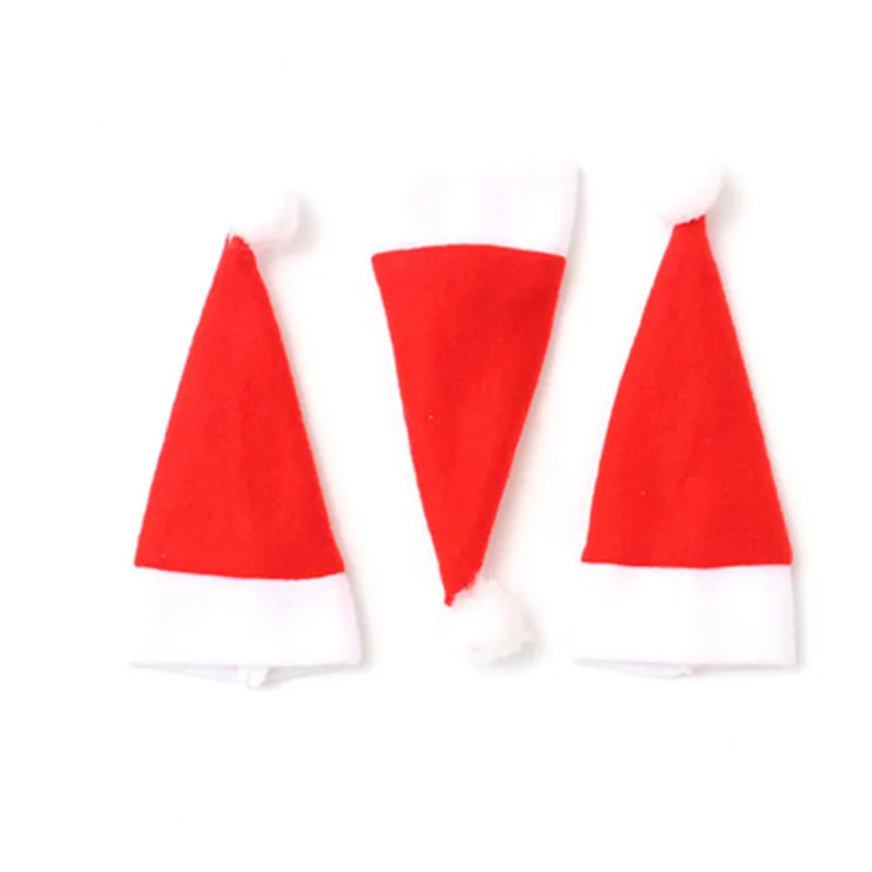 

Распродажа, Рождественская шляпа, держатель для посуды, сумка, рождественские украшения 2022, аксессуары для украшения дома, кухонная посуда, чехол