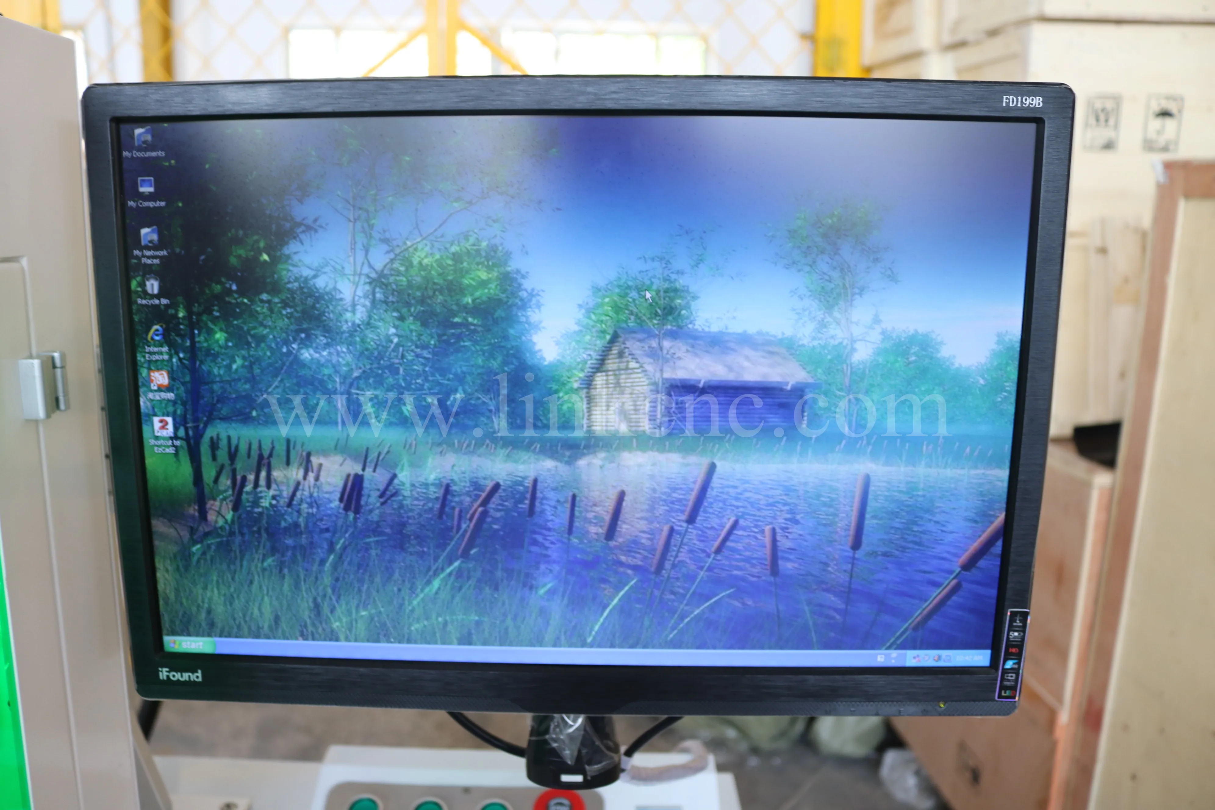 JNLINK фабричная поставка волоконно лазерная маркировочная машина с ЧПУ