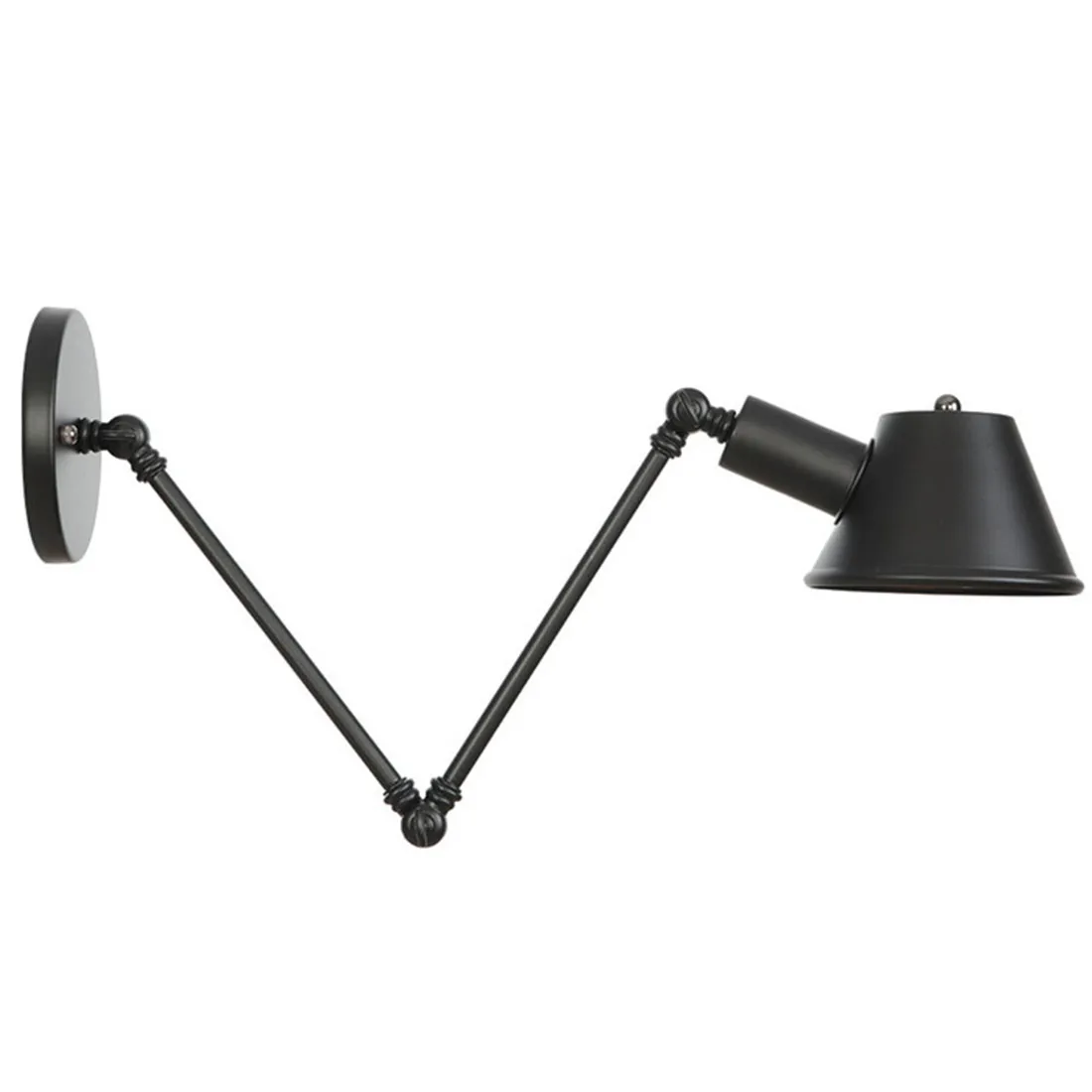 Настенный светильник черный Промышленный Эдисон бра винтажный Ретро стиль