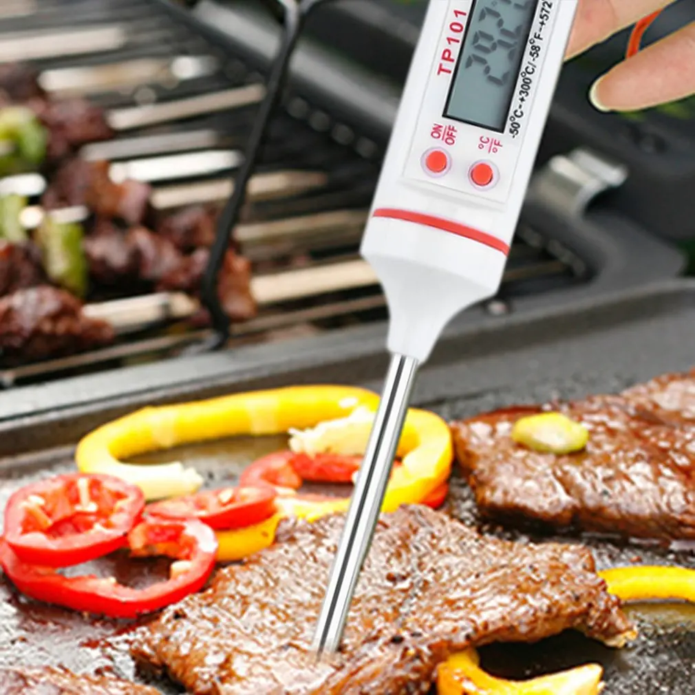 

Digital Meat Thermometer Kitchen Cooking Food Probe Electronic BBQ Temperature Instruments meter Gauge Tool Thermometer for oven