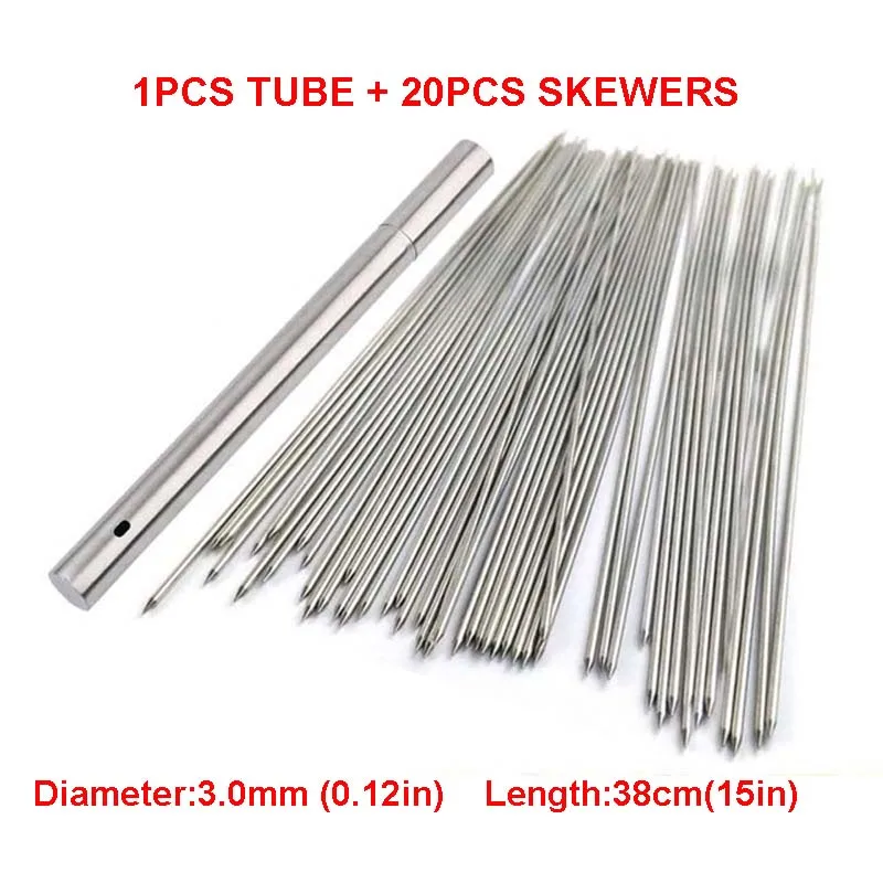 40 см 3 мм толстые шашлыки для барбекю из нержавеющей стали антипригарный шашлык +
