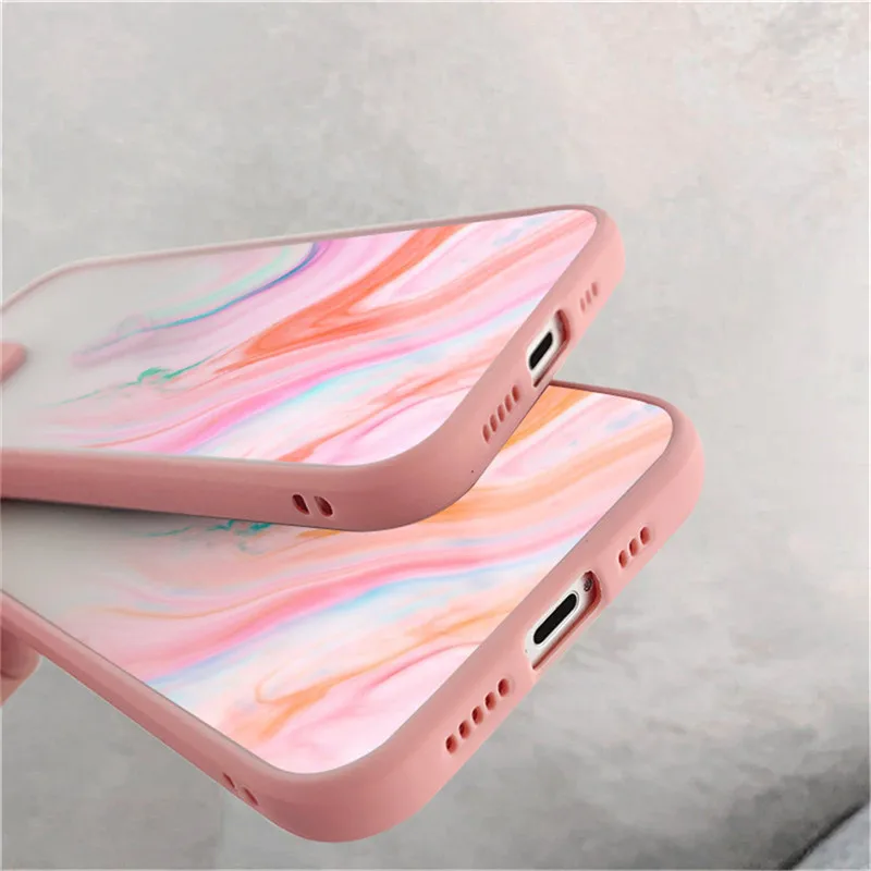 For iPhone 11 Case ink Style Soft TPU Camera Protective Cover For iPhone 12 13 14 Pro Max Mini XR XS Max X 7 8 Plus SE 2020 Case